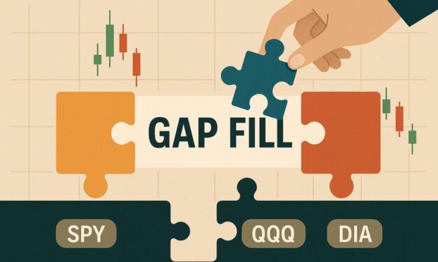 The Gap Fill I’m Targeting in SPY, QQQ and DIA, and Why It Matters Now