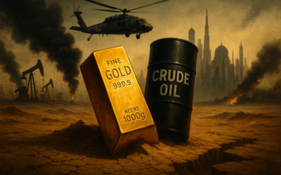 A fresh flare-up in the Middle East is pushing oil — and gold — higher