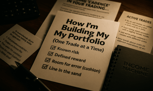 How I’m Building My Portfolio (One Trade at a Time)