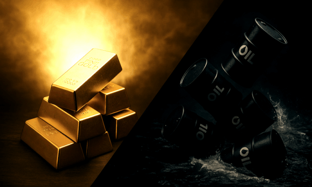 Gold’s bouncing… crude’s cracking