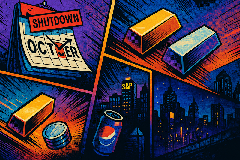 Weekly Wrap-Up: Q4 Kickoff — Shutdown Delays Data, Metals Whip, Markets Hold Highs