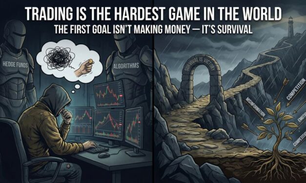 Trading Is the Hardest Game in the World — The First Goal Isn’t Making Money — It’s Survival