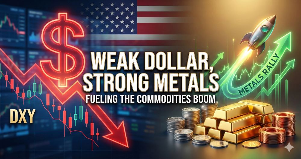 Weak Dollar = Rocket Fuel for Metals — My Targets as DXY Drops