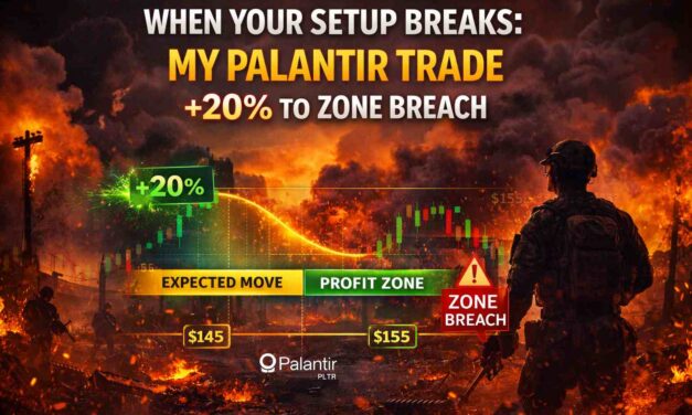 When Your Setup Breaks: My Palantir Trade From Up Big to Zone Breach