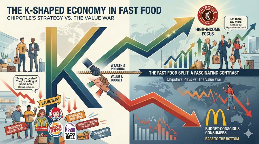 Chipotle CEO Admits Pricing Strategy — My 4 Plays on the Fast Food Split