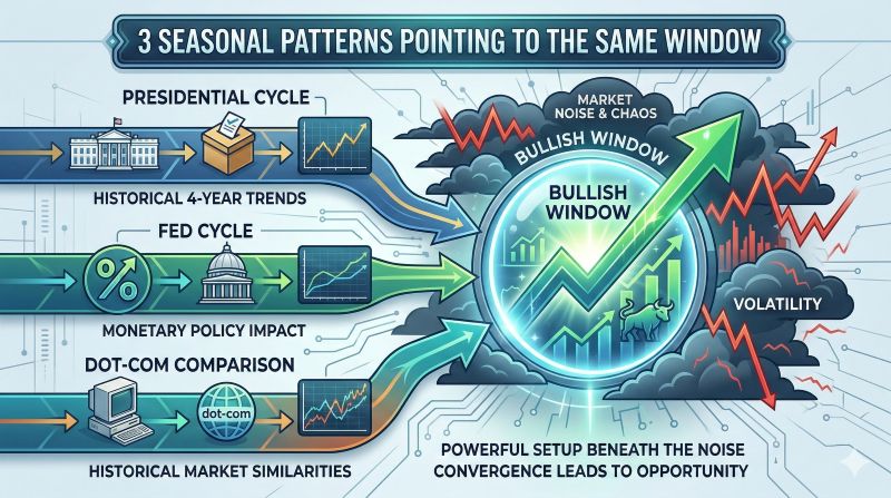 3 Seasonal Patterns All Pointing to the Same Window