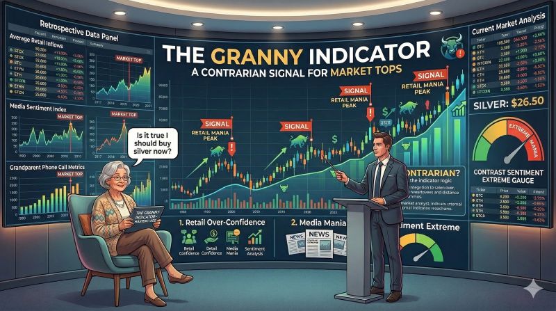 The Granny Indicator and How Retail Mania Signals Market Tops