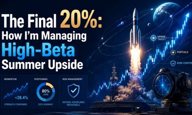 The Final 20%: How I’m Managing High-Beta Summer Upside