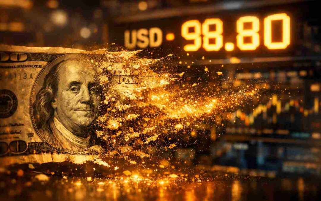 The Dollar Just Cracked 100 and Gold Surged — Here’s What It Means