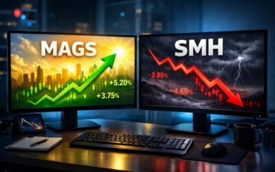 A Simple 2-ETF System to Predict Daily Market Direction